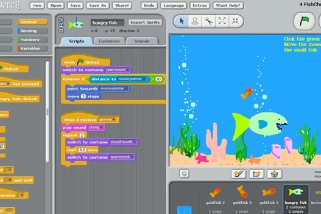 Визуальное программирование на Scratch